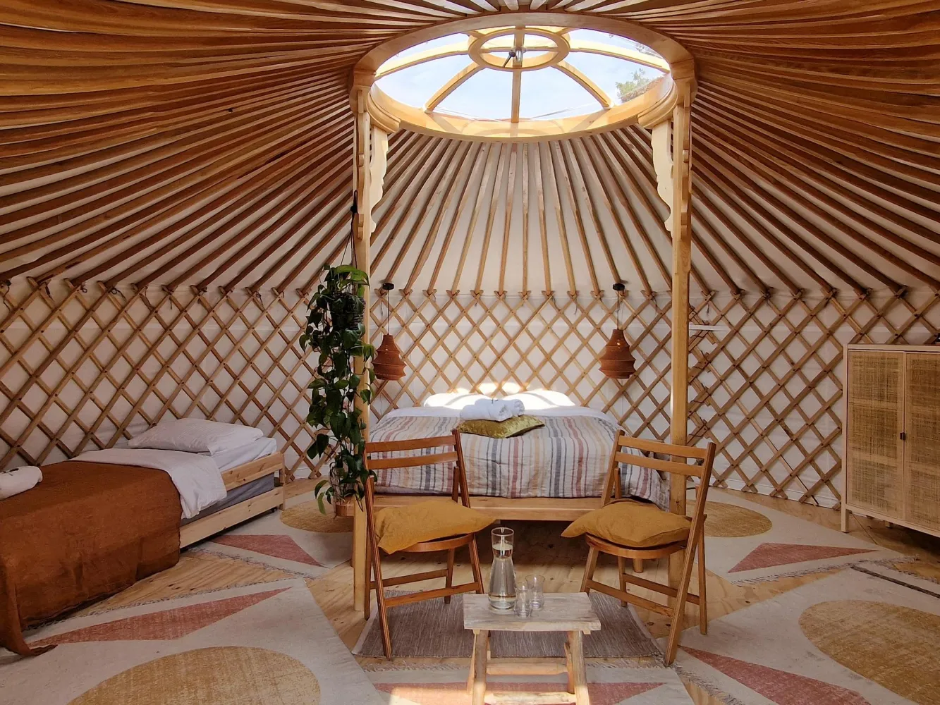 Yurt huren in Nederland met houtkachel