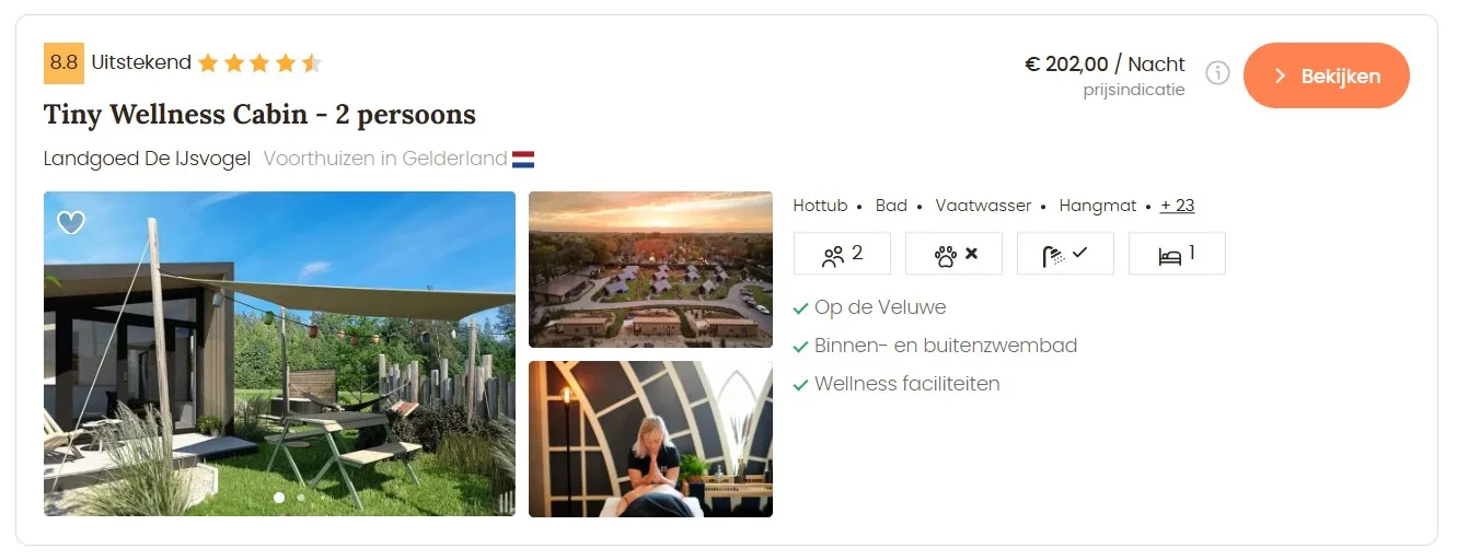 budget glamping in nederland