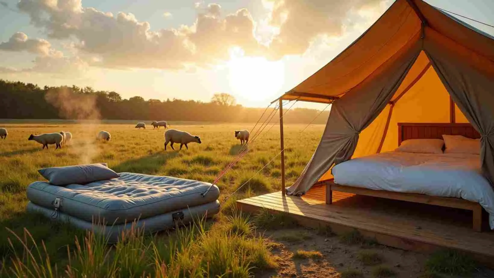 budgetglamping in Nederland: luxe kamperen voor weinig geld
