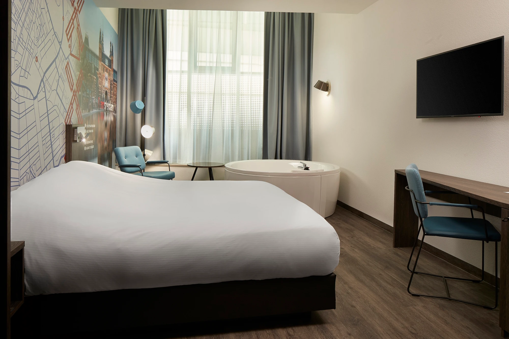 MOOISTE hotelkamer mat jacuzzi